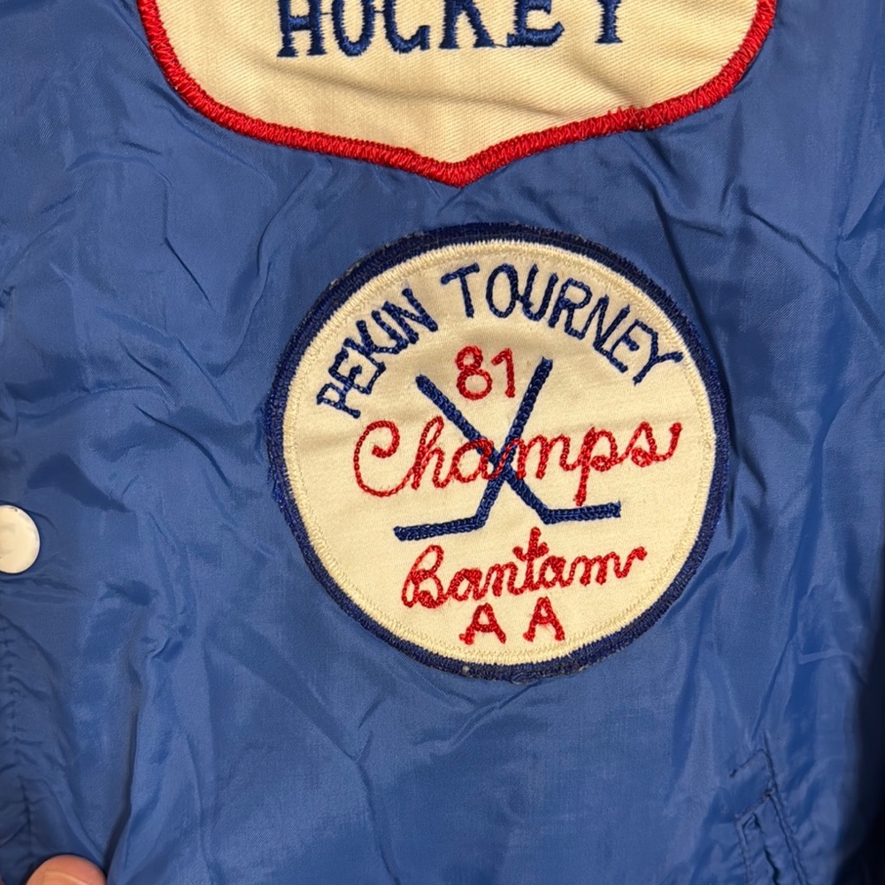 Blue Varsity Jacket - image 7